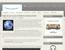 Tablet Screenshot of blog.thesocialnetworker.com